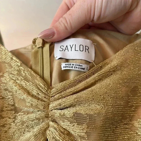 NWT SAYLOR SOMA TIERED DRESS - Picture 5 of 15